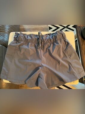 Freely Women’s Performance Drawstring Athletic Shorts in Slate Blue (0069)